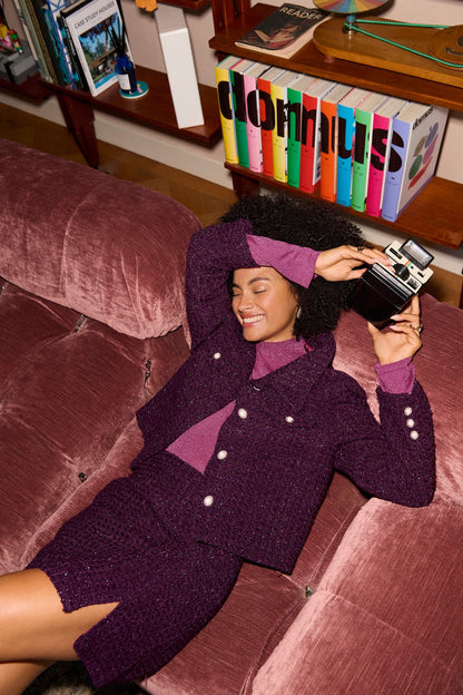 Ydence | Jacket Wiske | Aubergine