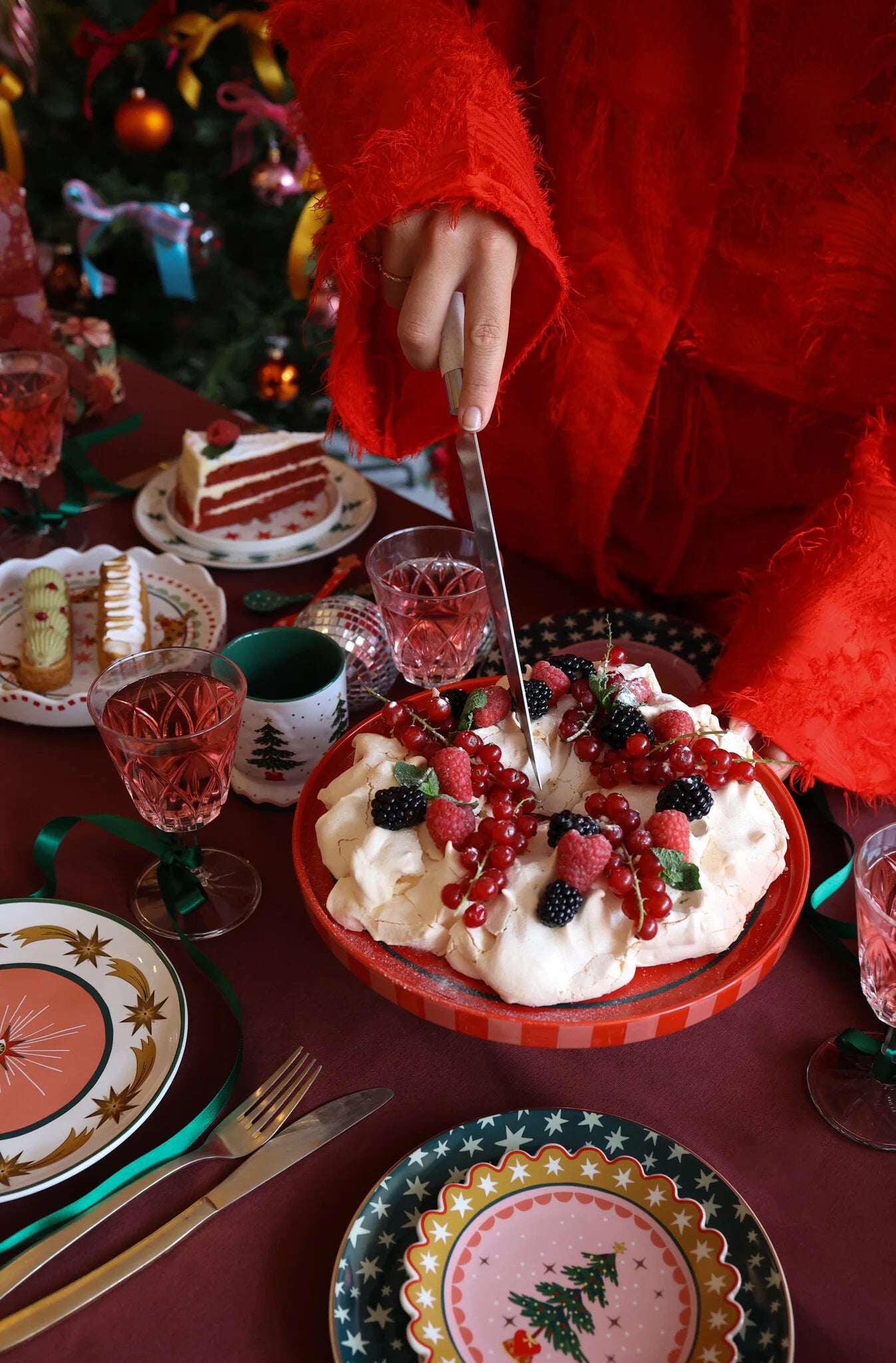 All The Luck In The World - Serveerbord Kerstboom