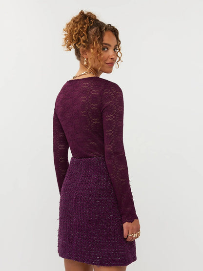 Ydence | Top Loiza | Aubergine