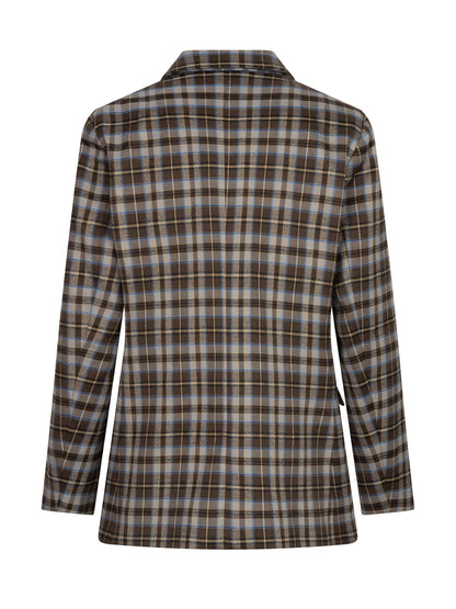 Ydence | Blazer Novalee | Brown/blue check