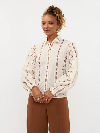Ydence | Blouse Aline | Ecru