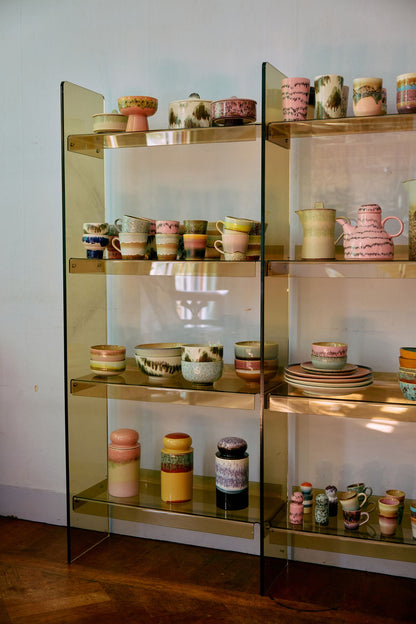 PRE ORDER - HKLIVING - 70s voorraadpot - Glaze