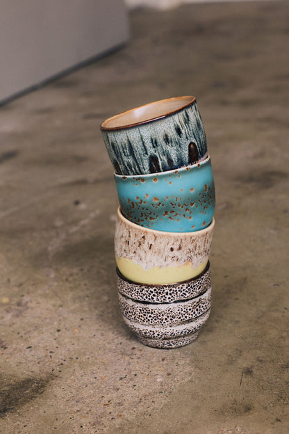 PRE-ORDER - HKLIVING - 70s ceramics: Cafe cup - Custard