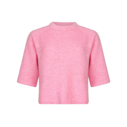 Ydence | Knitted Sweater Bunny | Coral pink
