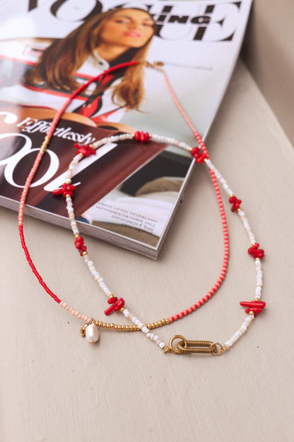 Label Kiki - Tropical treasure necklace gold