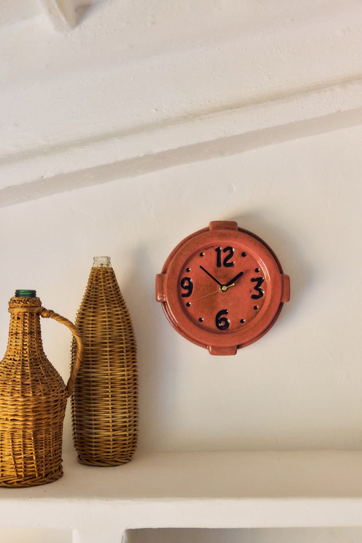 PRE-ORDER - HKLIVING - Retro ceramic wall clock - Pink