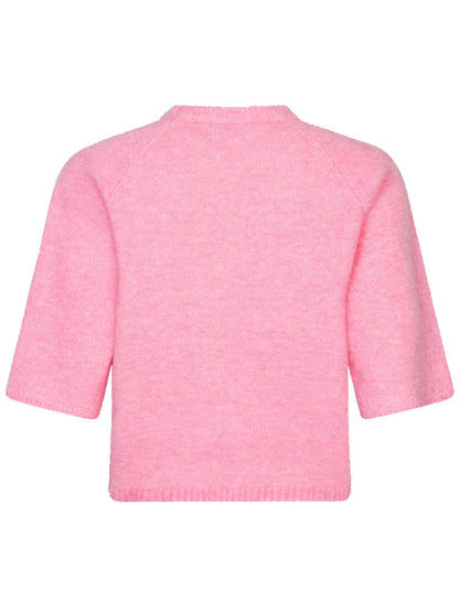 Ydence | Knitted Sweater Bunny | Coral pink