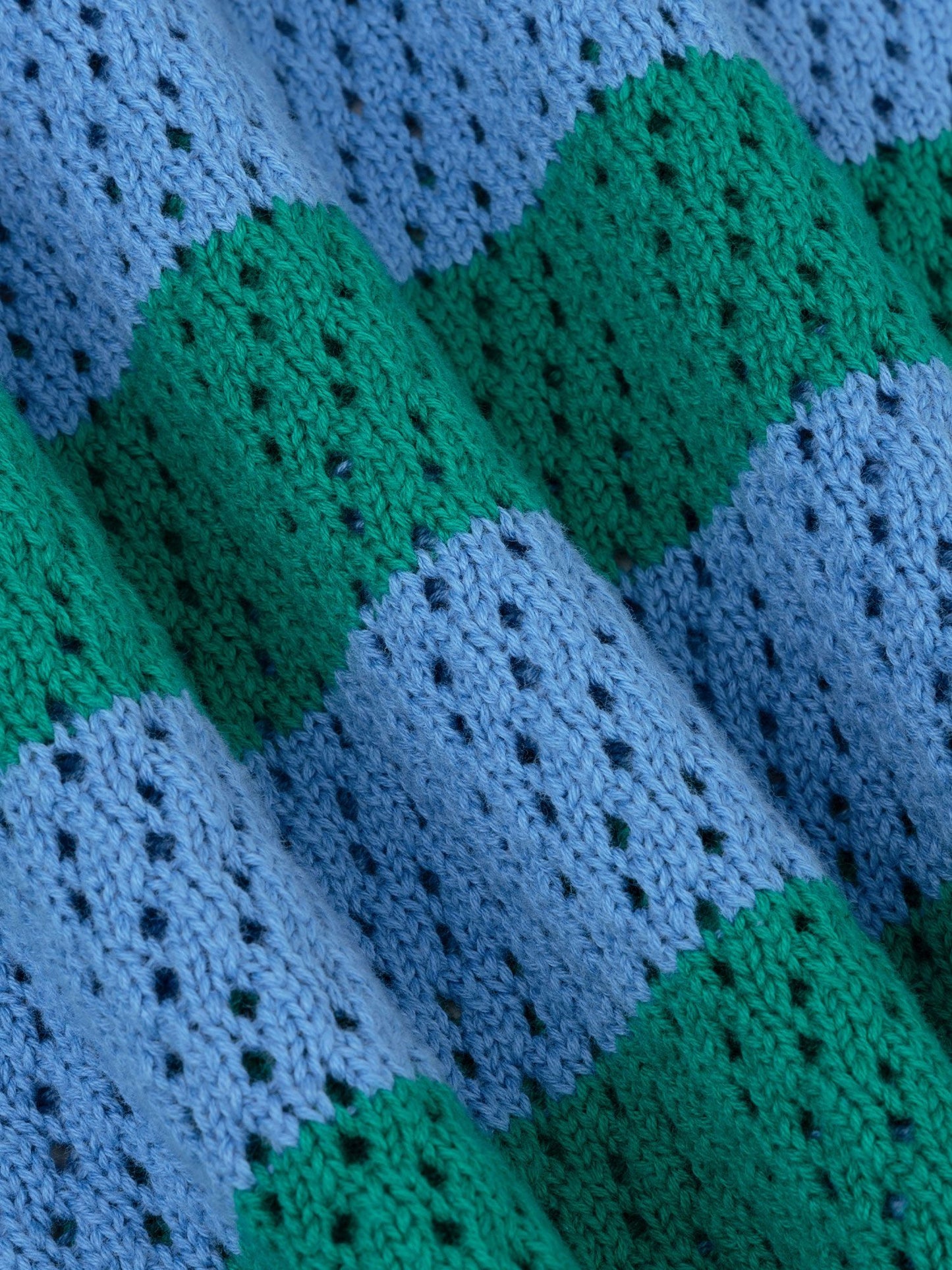 Ydence | Knitted Top Agnes | Blue/see Green