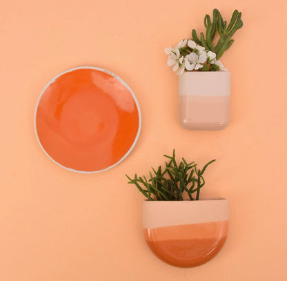Dip Muurvaas Rond - Oranje 059