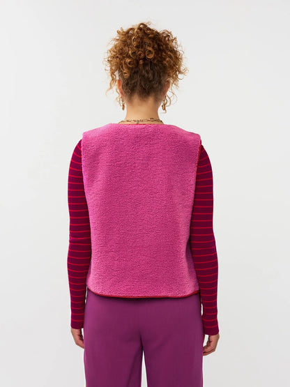 Ydence | Gilet Puck | Fuchsia purple
