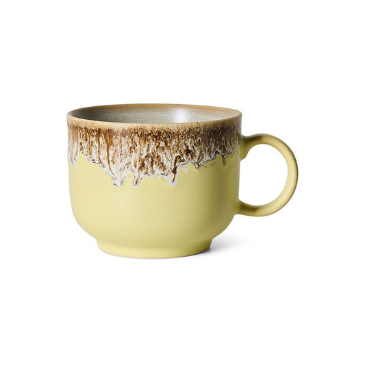 PRE-ORDER - HKLIVING - 70s ceramics: Tea cup - Custard