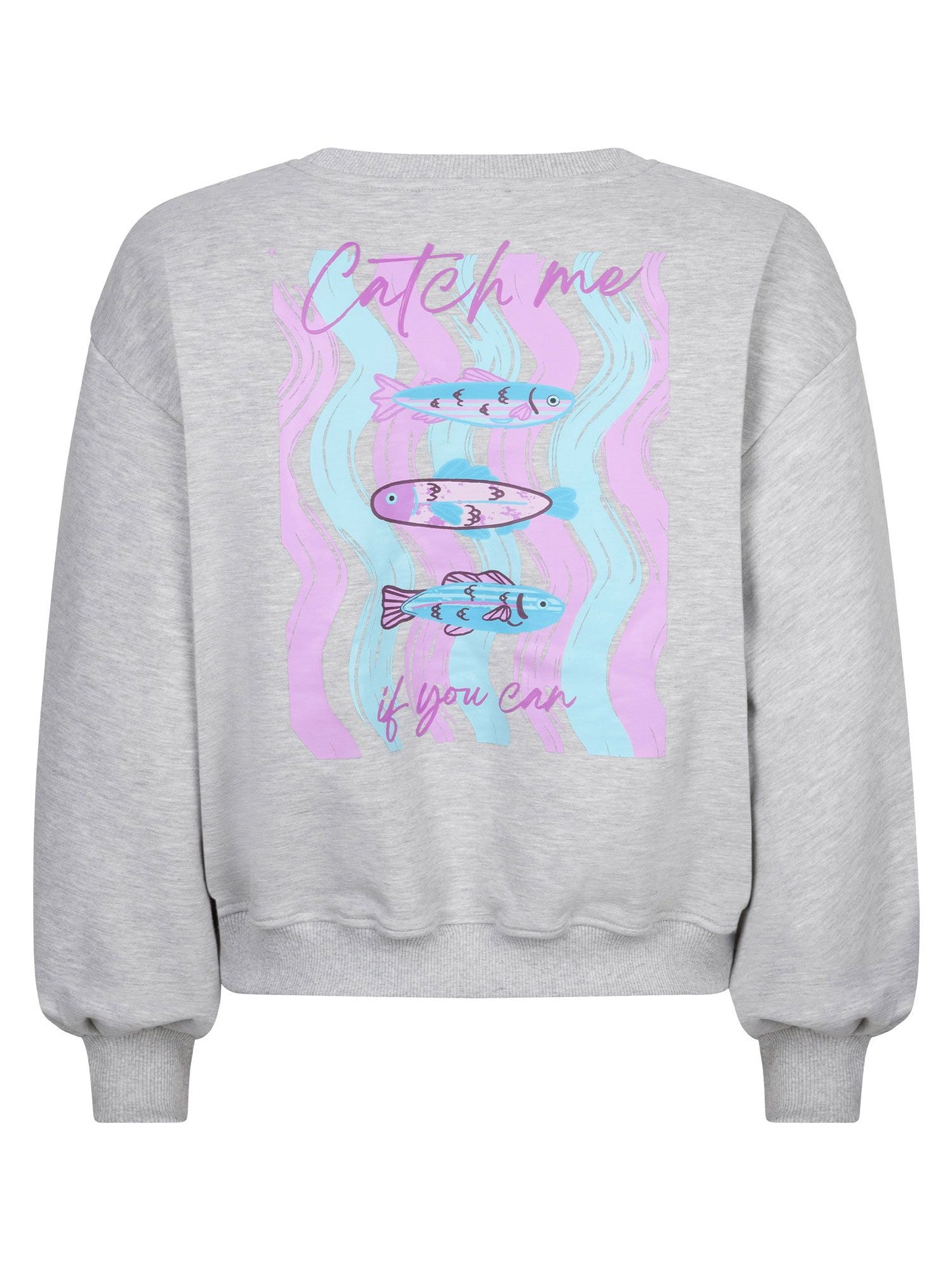 Ydence | Sweater Catch Me | Grey melange