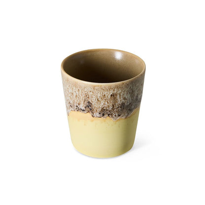 PRE-ORDER - HKLIVING - 70s ceramics: Coffee mug - Custard
