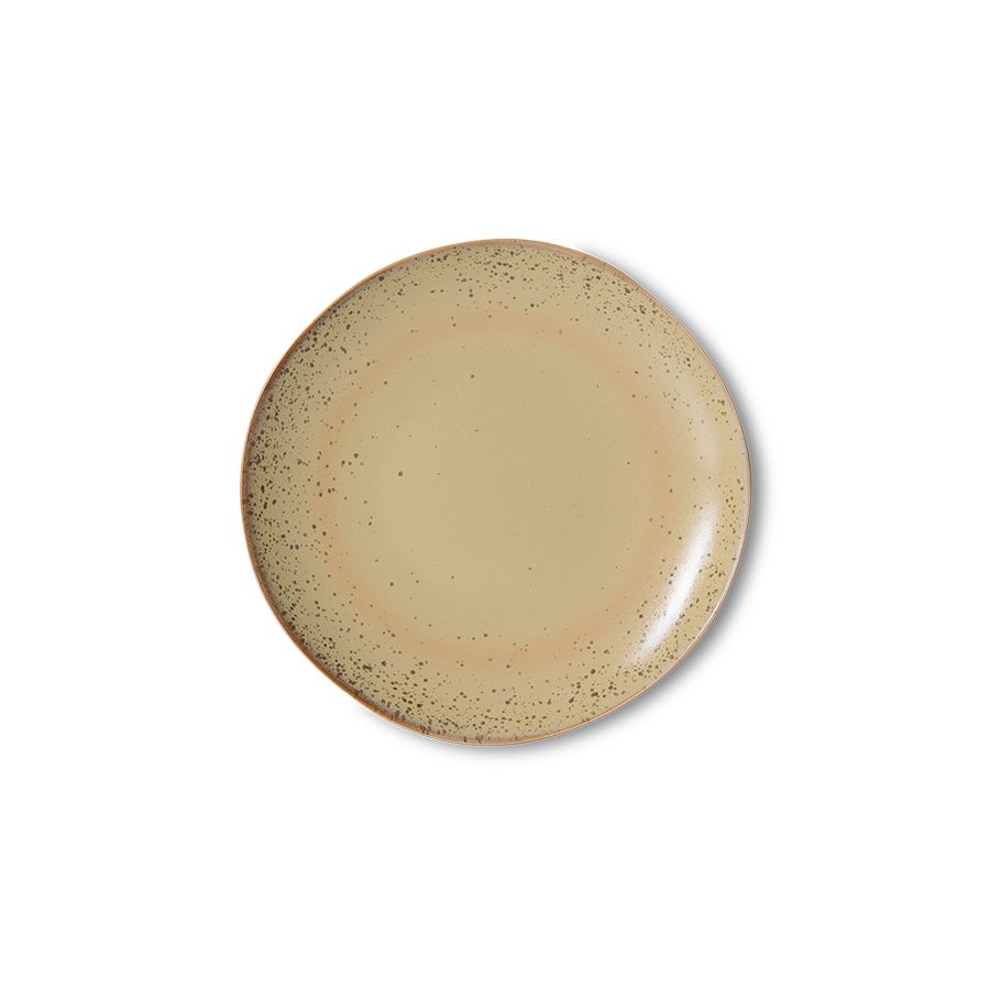 PRE ORDER - HKLIVING - 70s Dessert plate - Grit