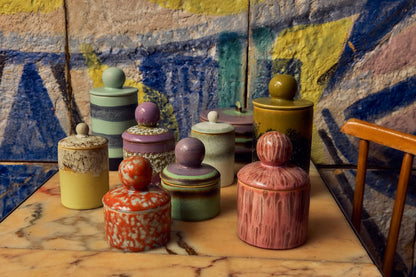 PRE-ORDER - HKLIVING - 70s ceramics: storage jar - River