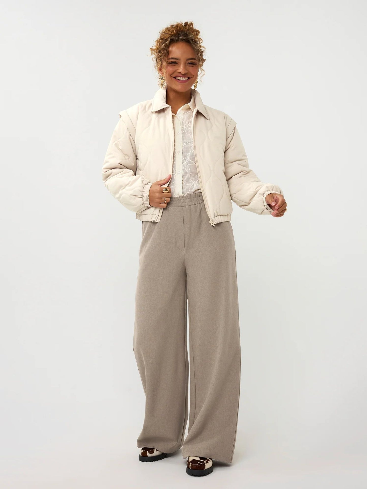Ydence | Jacket Ramona | Beige