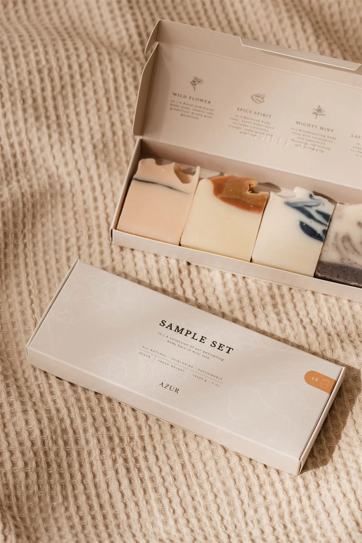 Azur Natural Bodycare - Sample Set - Body Bars