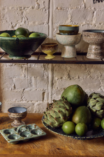 PRE-ORDER - HKLIVING - 70s ceramics: Small coupe - Custard