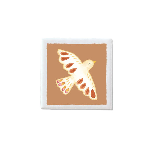 Mini tegeltje Liefs Karlijn - Vogel