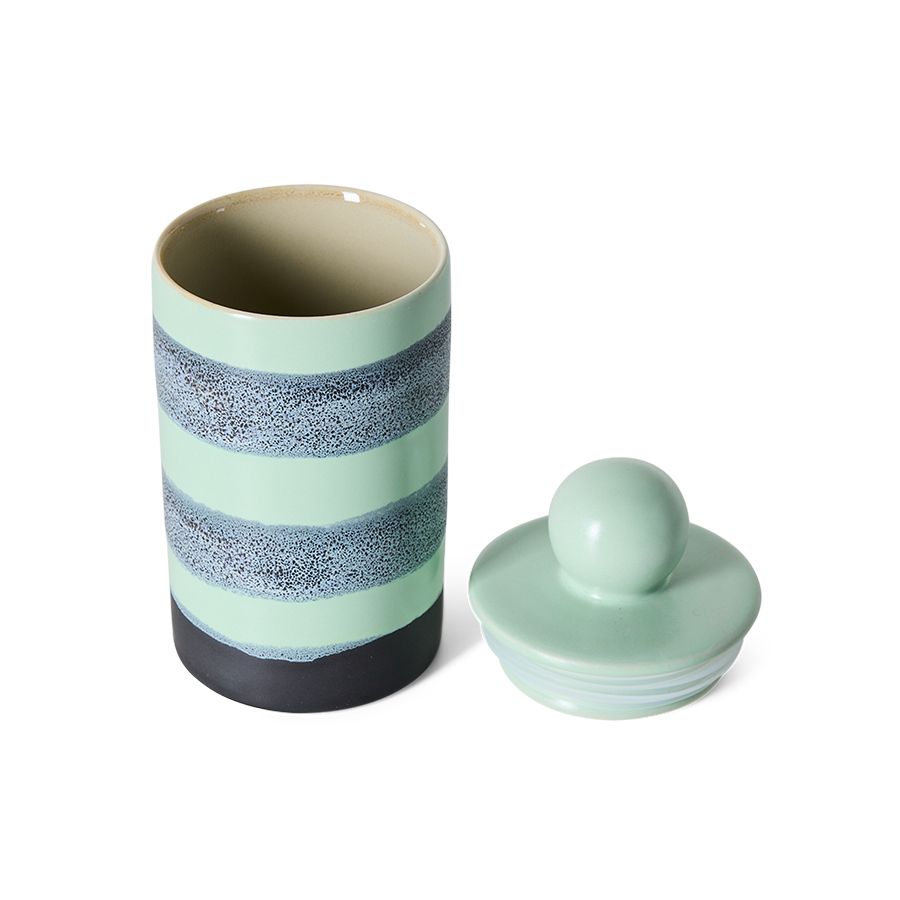 PRE-ORDER - HKLIVING - 70s ceramics: storage jar - River