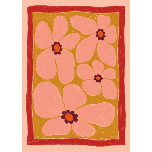 Poster - Stardust Peach 30x40cm