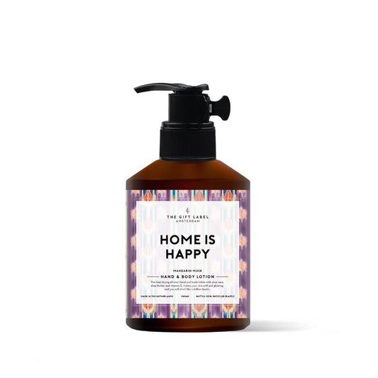 The Gift Label - Hand en Body Lotion - Home is happy