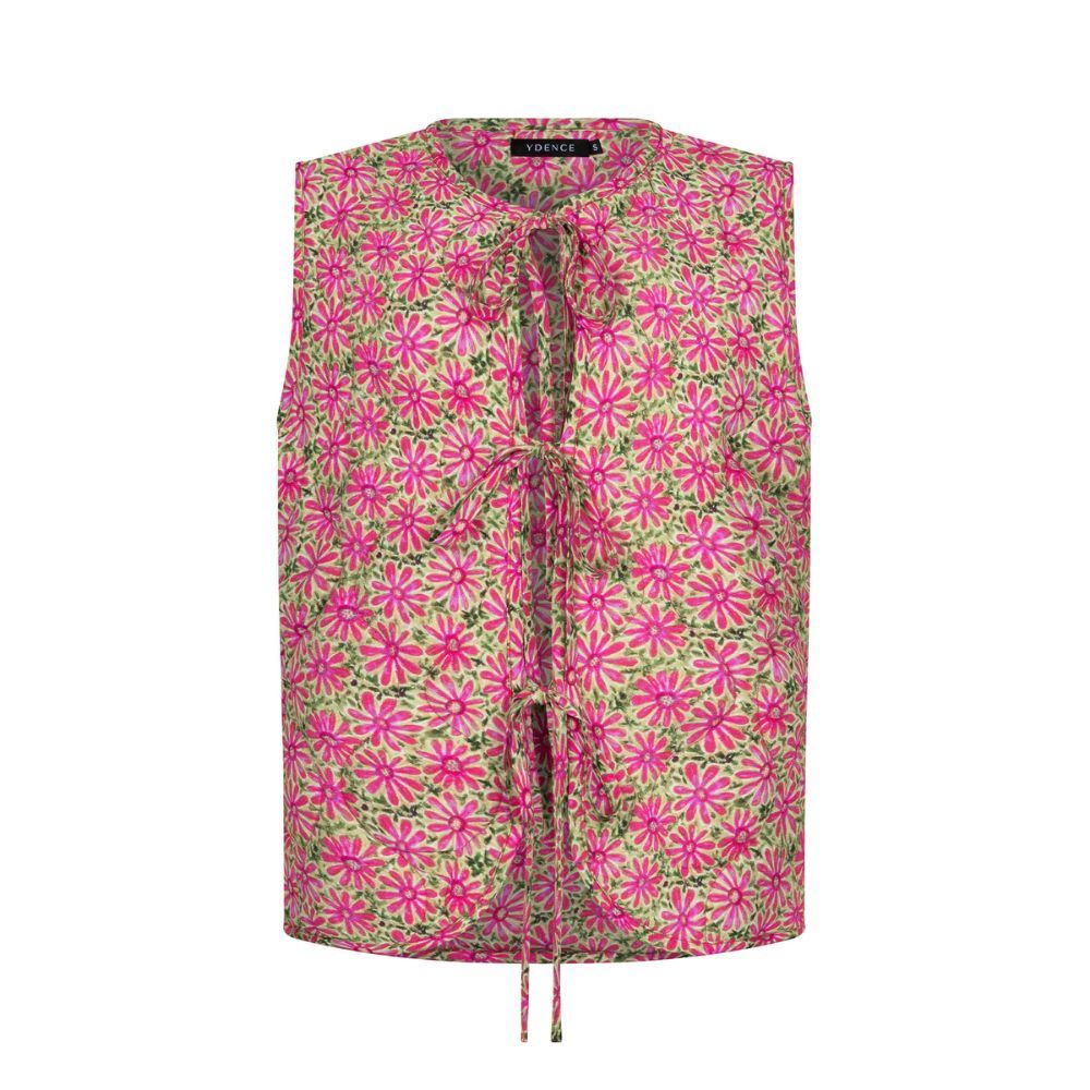 Ydence | Gilet Esmira | Pink flower