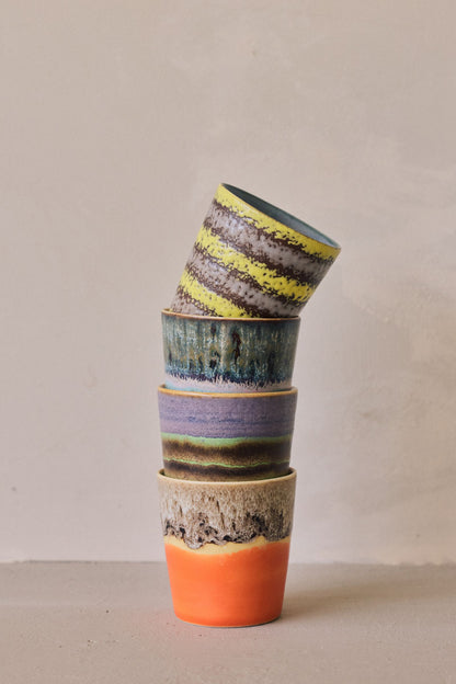PRE-ORDER - HKLIVING - 70s ceramics: Coffee mug - Fierce