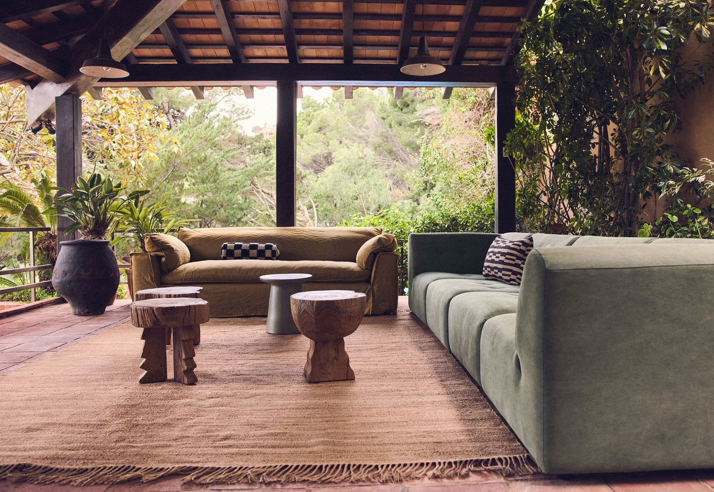 HKLIVING - Natural monochrome cushion