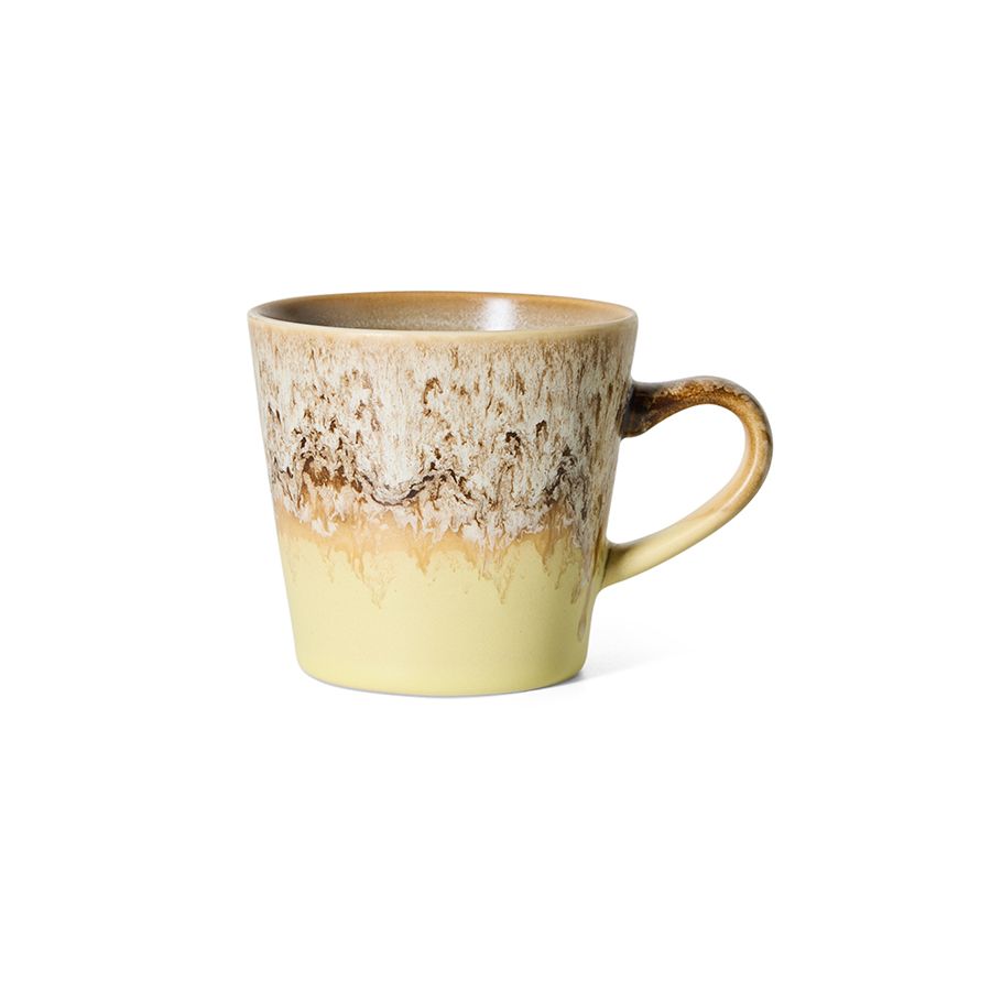 PRE-ORDER - HKLIVING - 70s ceramics: Americano Mug - Custard