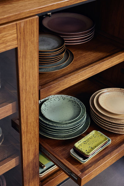 PRE ORDER - HKLIVING - 70s Dinerborden set van 2 - Fleck