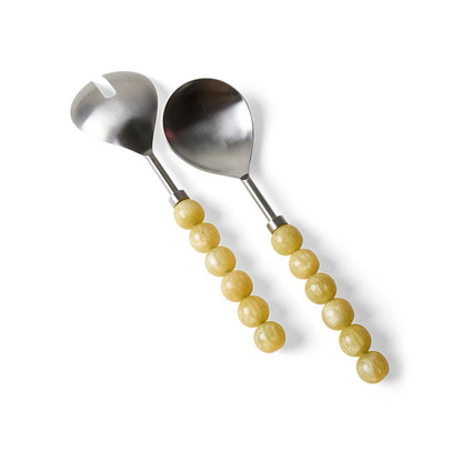 PRE-ORDER - HKLIVING - Salad cutlery - Lemon