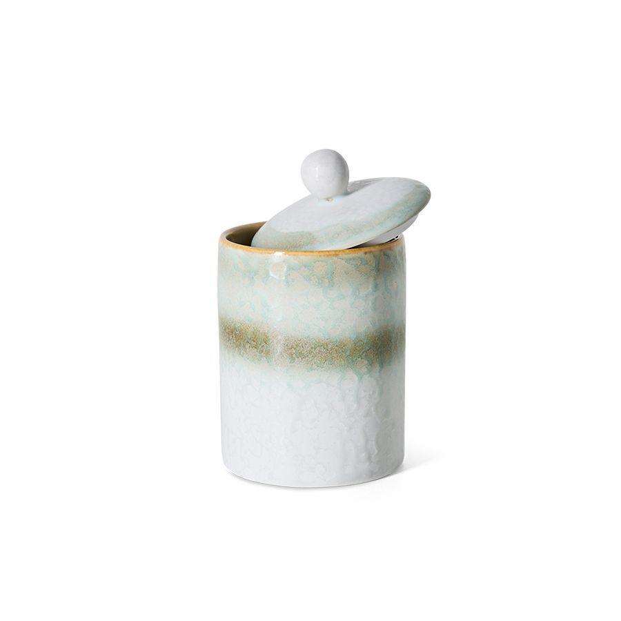 PRE-ORDER - HKLIVING - 70s ceramics: Jar - Lotus