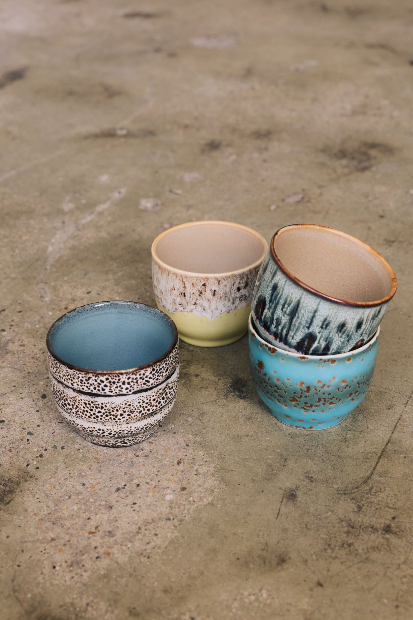 PRE-ORDER - HKLIVING - 70s ceramics: Cafe cup - Custard