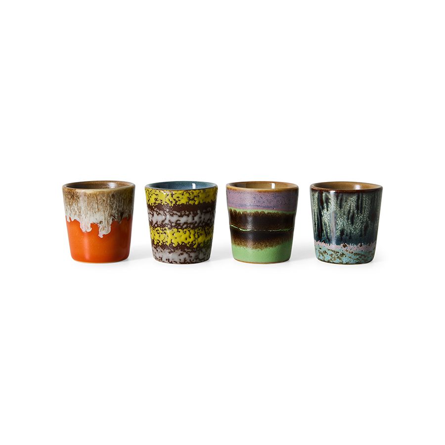 PRE-ORDER - HKLIVING - 70s ceramics: Egg cups - Bright