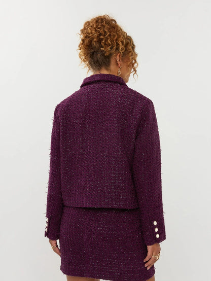 Ydence | Jacket Wiske | Aubergine