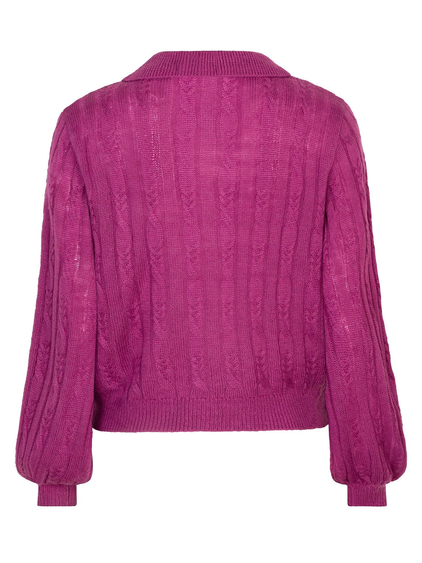 Ydence | Knitted top Colette | Pink purple