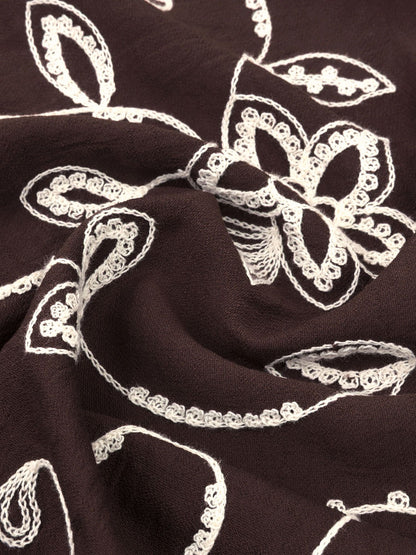 Ydence | Top Nanda | Dark brown