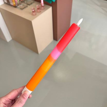 Led Kaars - 4 kleuren rood/roze/oranje