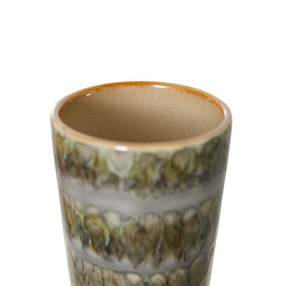 HKLIVING - 70s latte mok - Fern