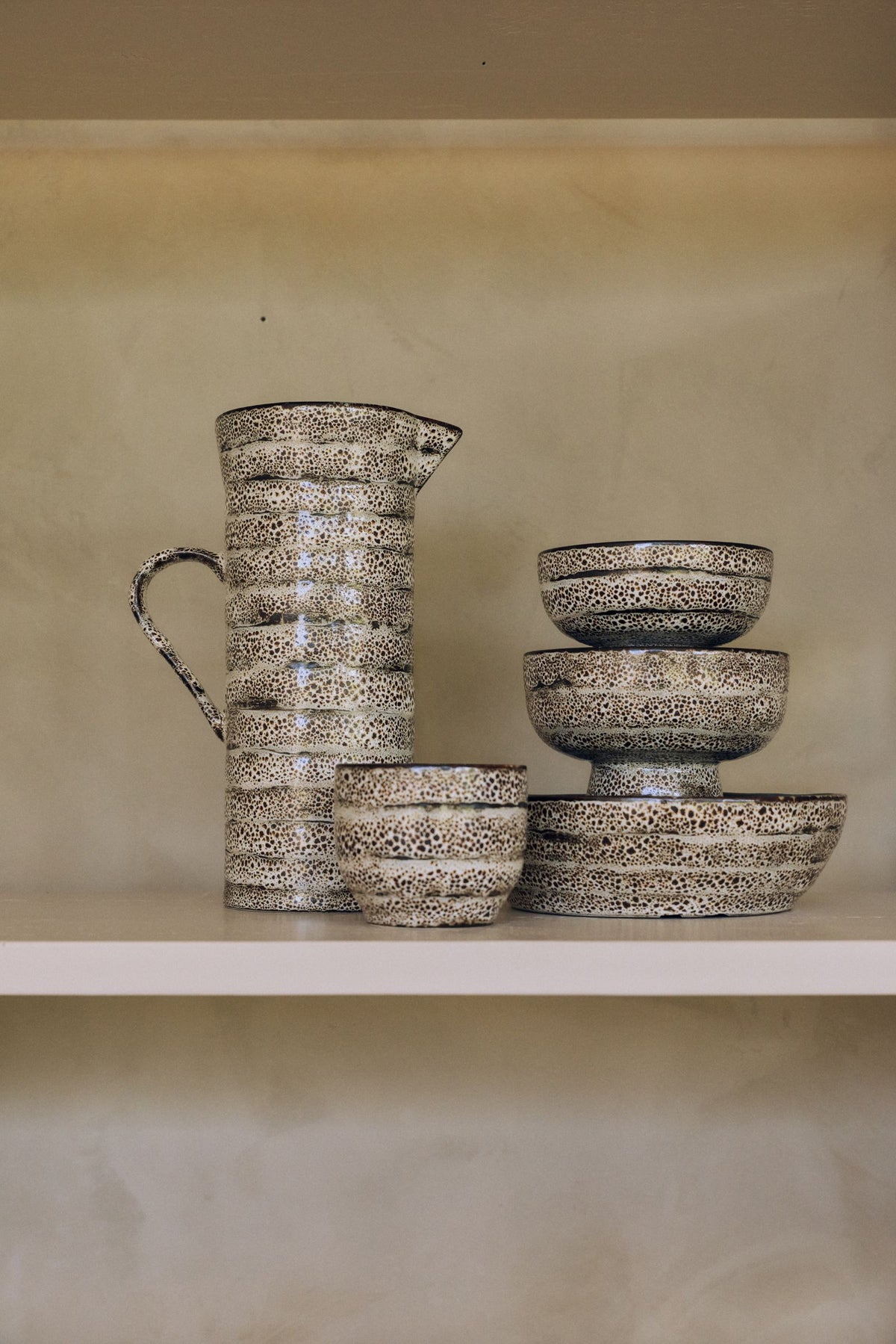 PRE-ORDER - HKLIVING - 70s ceramics: Tapas bowl on base S - Brew