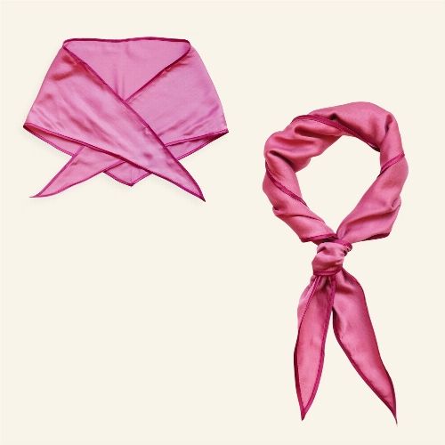 Mable Happiness - Triangle Scarf - Rose Bordeaux