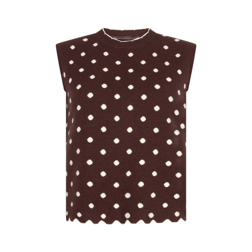Ydence | Knitted Top Norah | Brown