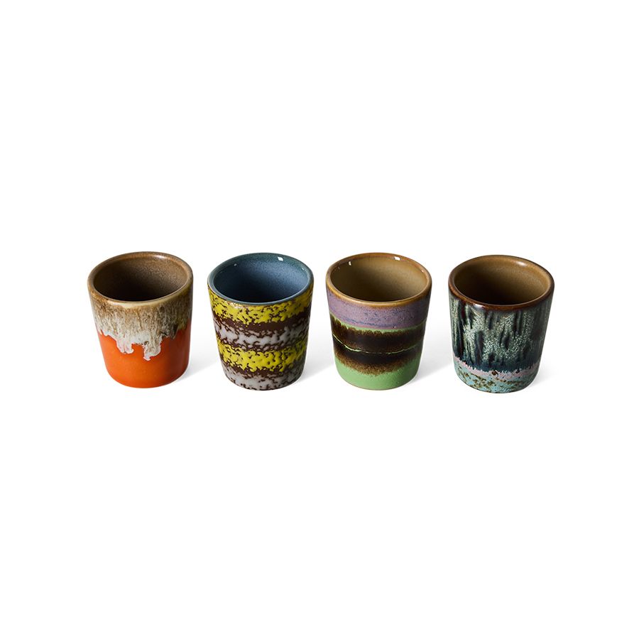 PRE-ORDER - HKLIVING - 70s ceramics: Egg cups - Bright