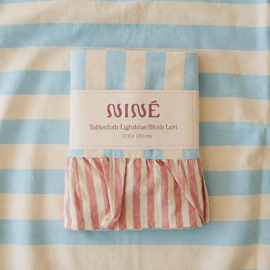 Nine Kitchenware - Tafelkleed Lightblue/Blush Levi