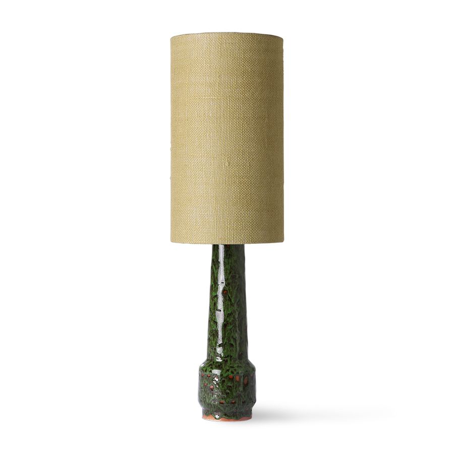HKLIVING - Jute cylinder lamp shade - Jade Green