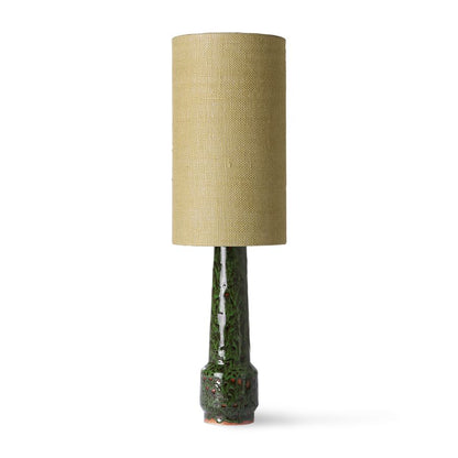 HKLIVING - Jute cylinder lamp shade - Jade Green
