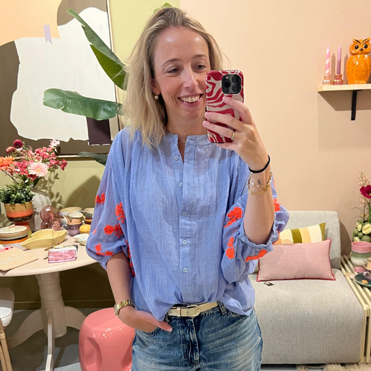 Blouse Jada - Blauw