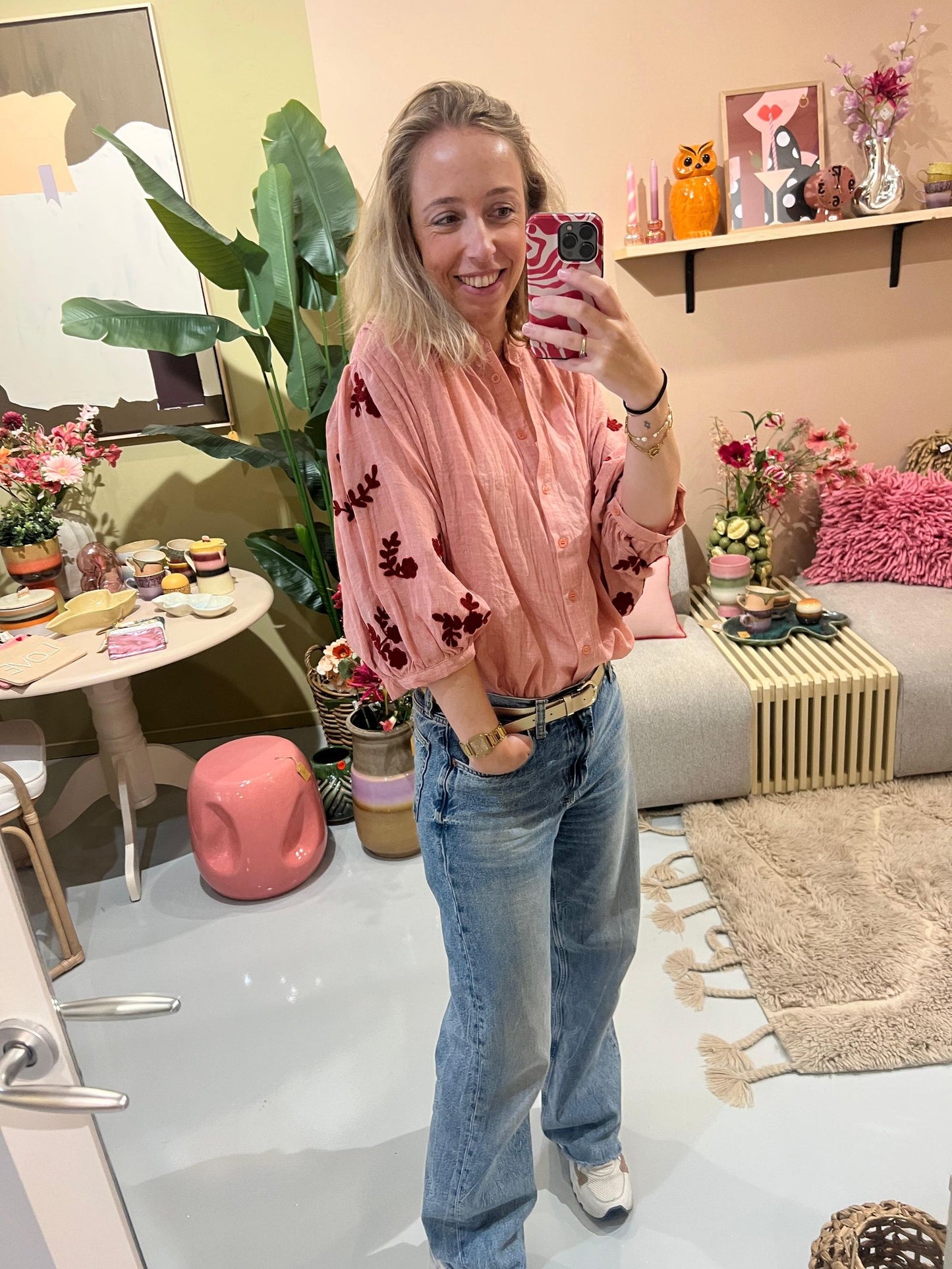 Blouse Jada - Oudroze