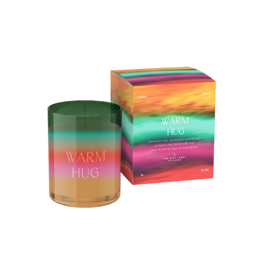 The Gift Label - Geurkaars In Glas - Warm Hug
